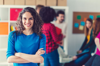 Sozialmanagement Master Studenten in einer Lerngruppe